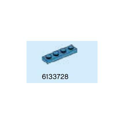 Plate 1x4 bleu azur 6133728 pièce détachée Lego