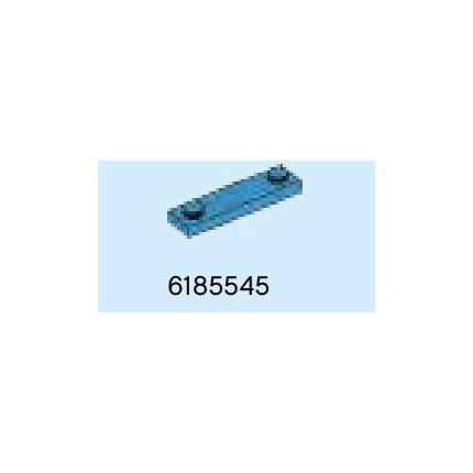 Plaque 1x4 avec 2 goujons bleu azur 6185545 pièce détachée Lego