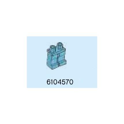 Hanches et Jambes Plaine bleu azur 6104570 pièce détachée Lego