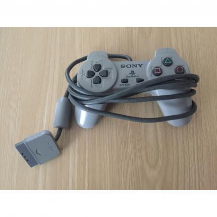 Manette officielle grise Playstation 1 PS1 Sony sans joystick SCPH-1080 #A35