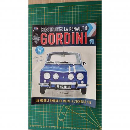 Fascicule seul sans pièce N°90 pièce détachée Renault R8 Gordini 1/8 1/8ème Eaglemoss collections #A67