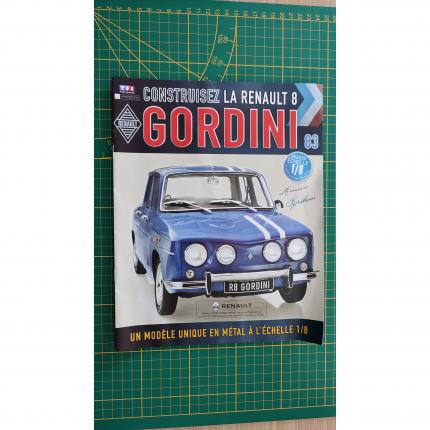 Fascicule seul sans pièce N°83 pièce détachée Renault R8 Gordini 1/8 1/8ème Eaglemoss collections #A67