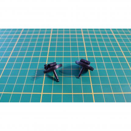 Supports roue avant pièce détachée miniature Ferrari 250 testa rossa 1957 Burago Bburago 1/18 #B29