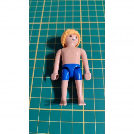 Personnage homme blond 30003413 pièce détachée Playmobil 6670 Aire de jeux aquatique #B31