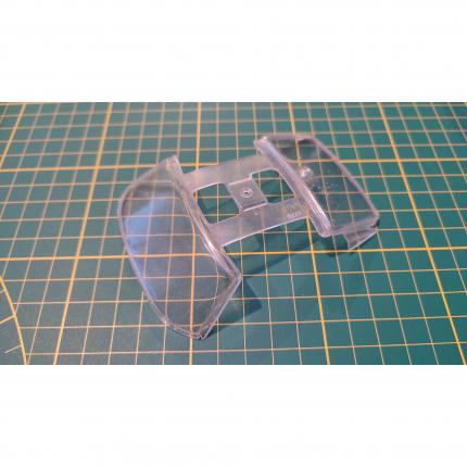 Ensemble vitre pièce détachée Ferrari gto 1962 miniature maquette 118 118e burago #B34