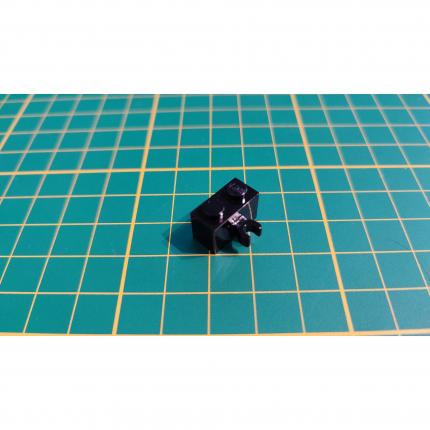 Brique 1x2 avec clip en O prise verticale noir 30237b pièce détachée Lego #B35