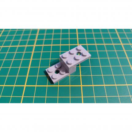 Support 5x2x1 13 avec 2 trous gris clair 6028811 pièce détachée Lego #B35