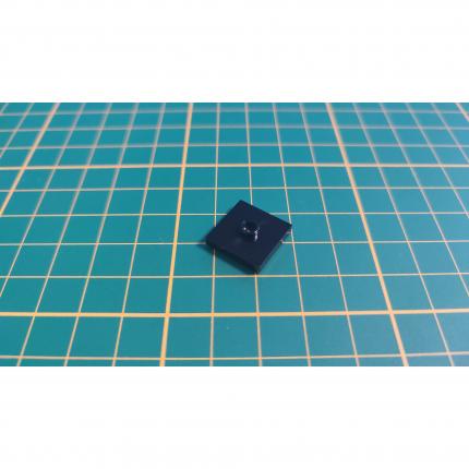 Plaque 2x2 avec rainure 1 goujon noir 87580 pièce détachée Lego #B35