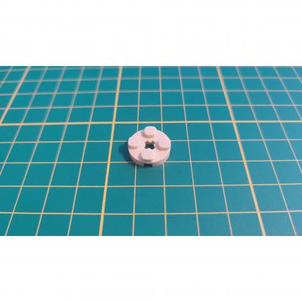 Plaque plate 2x2 ronde tan avec trou pour axe 4140562 pièce détachée Lego #B35