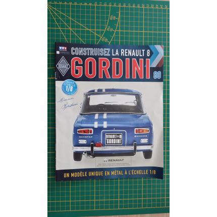 Fascicule seul sans pièce N°80 pièce détachée Renault R8 Gordini 1/8 1/8ème Eaglemoss collections #A67