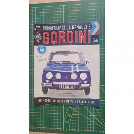 Fascicule seul sans pièce N°74 pièce détachée Renault R8 Gordini 1/8 1/8ème Eaglemoss collections #A67