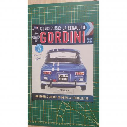 Fascicule seul sans pièce N°72 pièce détachée Renault R8 Gordini 1/8 1/8ème Eaglemoss collections #A67