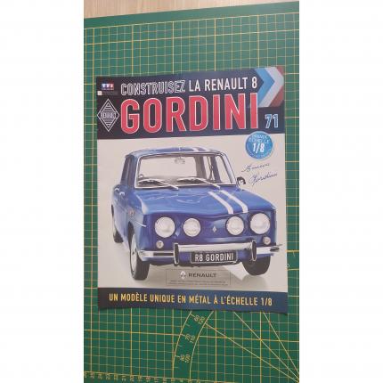 Fascicule seul sans pièce N°71 pièce détachée Renault R8 Gordini 1/8 1/8ème Eaglemoss collections #A67