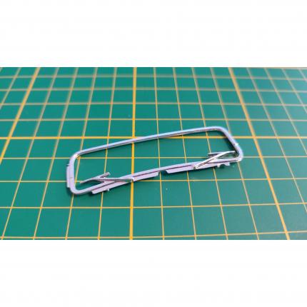 Contour vitre avant pièce détachée miniature 1/18 Citroën traction 15cv 1952 Maisto #B36