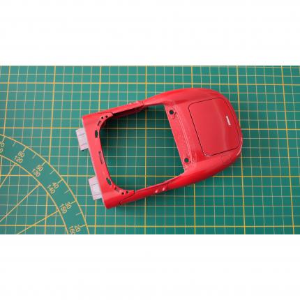 Carcasse avec coffre pièce détachée miniature jaguar type E 1961 1/18 burago #B38