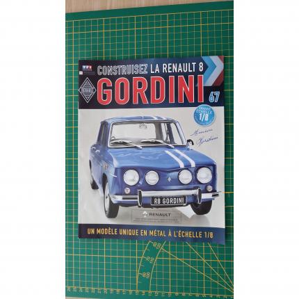 Fascicule seul sans pièce N°67 pièce détachée Renault R8 Gordini 1/8 1/8ème Eaglemoss collections #A67