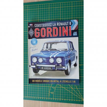 Fascicule seul sans pièce n°65 pièce détachée Renault R8 Gordini 1/8 1/8ème Eaglemoss collections #A67