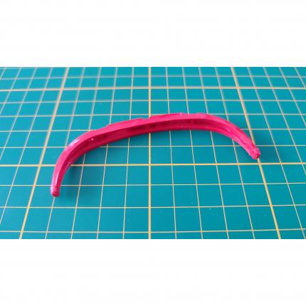 Baguette pare-chocs arrière pièce détachée miniature Porsche 356 B 1961 Burago BBurago 1/18 1/18e 1/18ème #B42