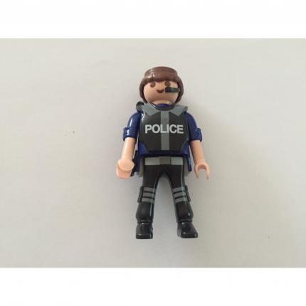 Homme policier adulte 30002243 pièce détachée Playmobil 5187 Fourgon et vedette de police #A52