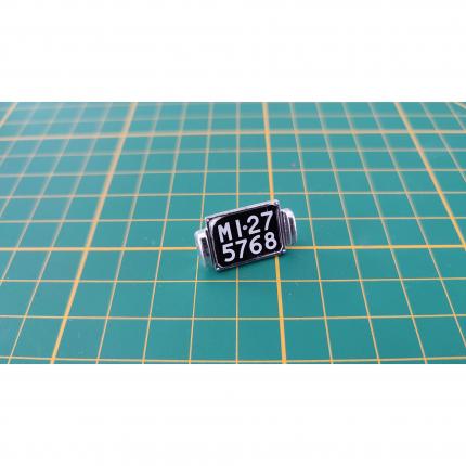 Plaque immatriculation arrière pièce détachée miniature burago Lancia Aurelia b24 spider 1/18 #B48