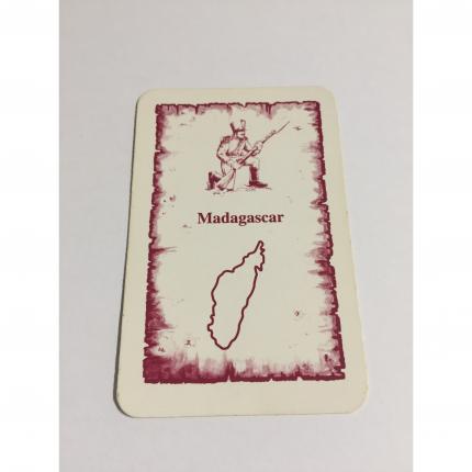 Carte Madagascar pièce détachée jeu de société Risk la conquête du monde Parker #A54