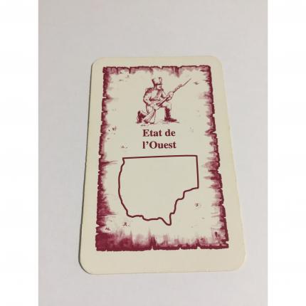 Carte Etat de l Ouest pièce détachée jeu de société Risk la conquête du monde Parker #A54