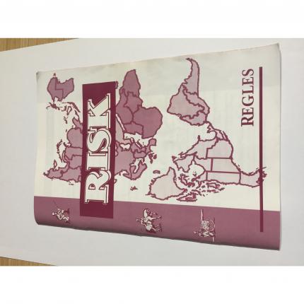 Notice de jeu pièce détachée jeu de société Risk la conquête du monde Parker #A54