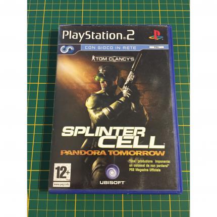 Boite seule italienne jeu Splinter cell Pandora Tomorrow console de jeux PlayStation 2 ps2 #A59