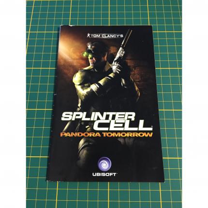 Notice seule italienne Splinter cell Pandora Tomorrow SLES-52149 console de jeux PlayStation 2 ps2 #A59