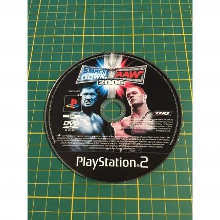 Jeu seul italien Smack Down vs Raw 2006 console de jeux PlayStation 2 ps2 #A59