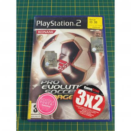 Boite seule italienne Pro évolution soccer Management console de jeux PlayStation 2 ps2 #A59