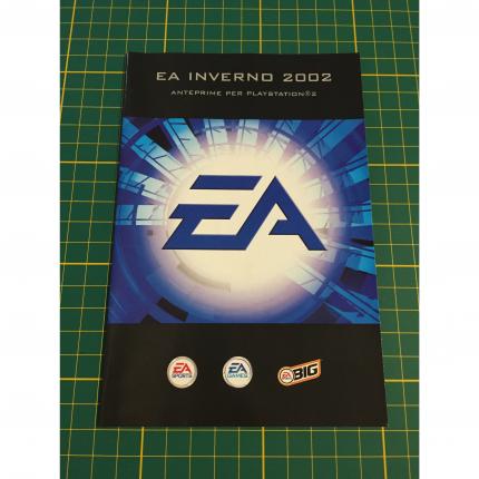 Brochure EA INVERNO 2002 console de jeux PlayStation 2 ps2 #A59