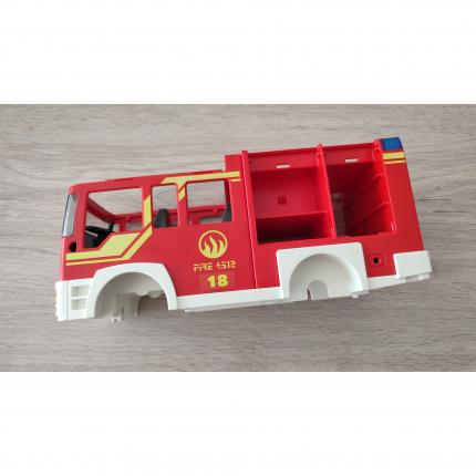 Camion dans l état pièce détachée Playmobil 5363 Fourgon de pompier avec sirène et gyrophare #B54