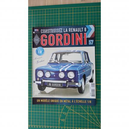 Fascicule seul sans pièce n°57 pièce détachée Renault R8 Gordini 1/8 1/8ème Eaglemoss collections #A67