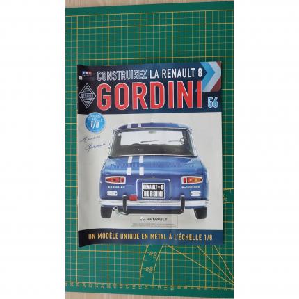 Fascicule seul sans pièce n°56 pièce détachée Renault R8 Gordini 1/8 1/8ème Eaglemoss collections #A67