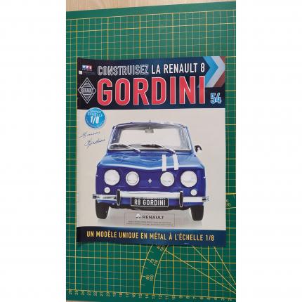 Fascicule seul sans pièce n°54 pièce détachée Renault R8 Gordini 1/8 1/8ème Eaglemoss collections #A67