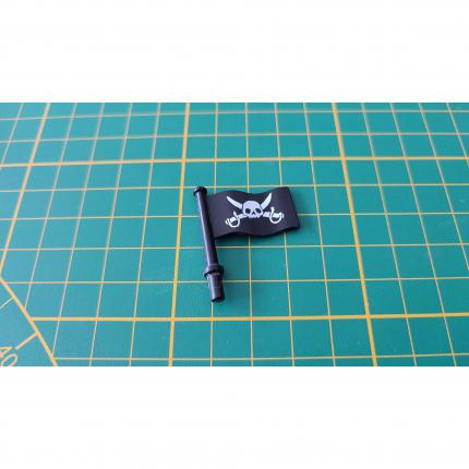 Drapeau pirate 30648662 pièce détachée Playmobil 5894 Valisette pirate et soldat #B04