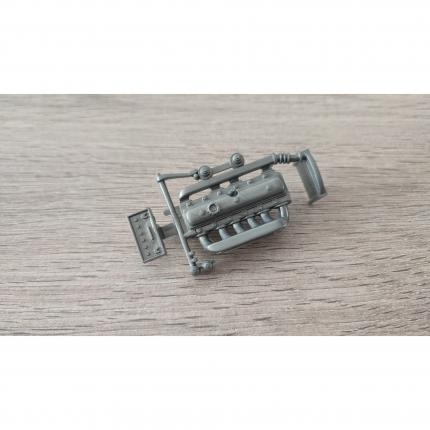 Partie moteur pièce détachée miniature jaguar SS 100 1937 1/18 burago #B62