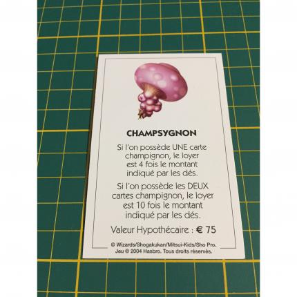 Carte Champsygnon pièce détachée Monopoly Duel Masters Hasbro Parker Wizards #A64