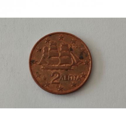 Pièce de monnaie 2 cent centimes euro Grèce 2008 #B64