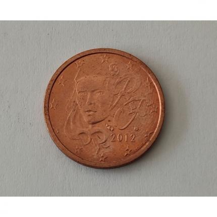 Pièce de monnaie 2 cent centimes euro France 2012 #B64