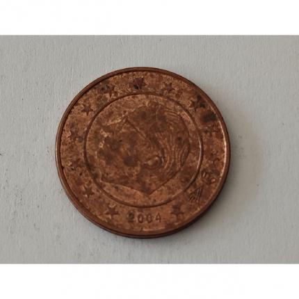 Pièce de monnaie 2 cent centimes euro Belgique 2004 #B64