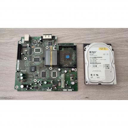 Ensemble carte mère + disque dur WD WD80EB-28CGH2 Hors service pièce détachée console de jeux Microsoft Xbox 1ère génération #B1