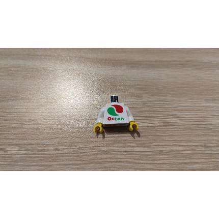 Motif logo Torse Octan bras blanc pièce détachée personnage Lego #C21