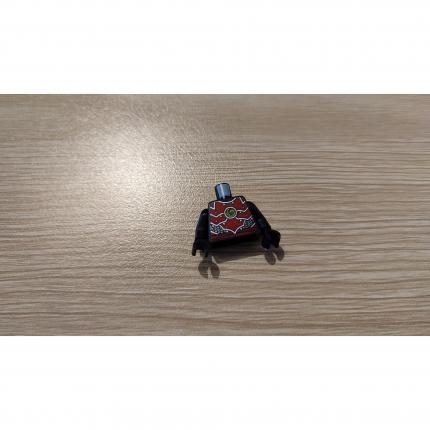Torse Ninjago Armure et ceinture de plaque rouge 6250999 pièce détachée personnage Lego #C21