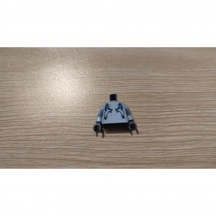 Torse motif requin Atlantis 4570535 pièce détachée personnage Lego #C21