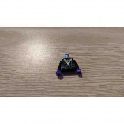 Armure de torse avec ceintures gris bleuâtre foncé 6022560 pièce détachée personnage Lego #C21