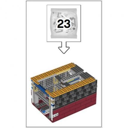 Sachet numéro 23 n°23 complet pour le set Lego Icons 10294 Le Titanic