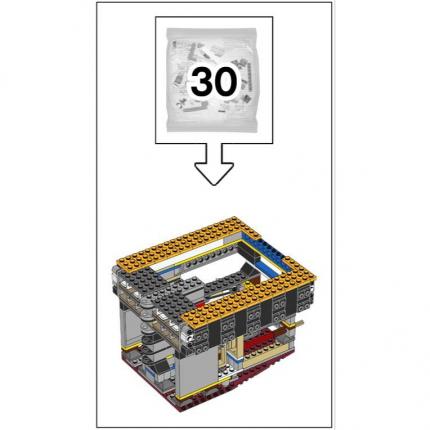 Sachet numéro 30 n°30 complet pour le set Lego Icons 10294 Le Titanic