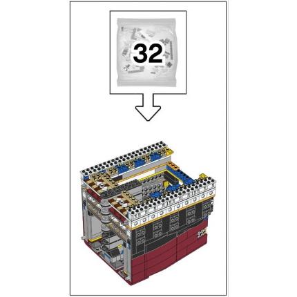 Sachet numéro 32 n°32 complet pour le set Lego Icons 10294 Le Titanic
